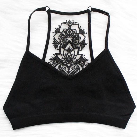 CLEARANCE {LAST1} ‘Henna’ Tattoo Bralette - Picture 4 of 8